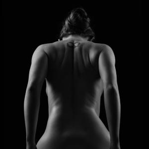 Tranquility Kelsie Oaks Xi Zeng 7 Low Key Fine Art Nude Photography