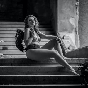 Fallen Angel - Diana Nikolova & Viktor Totev Boudoir Photography