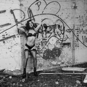 Wrecking Bal Kassie Jefferson 07 Boudoir Photography in Industrial / Abandoned Places