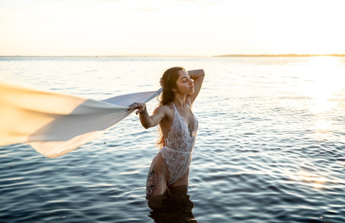 Beach Sunrise With Miss B.- Andrew Jordan Image 14