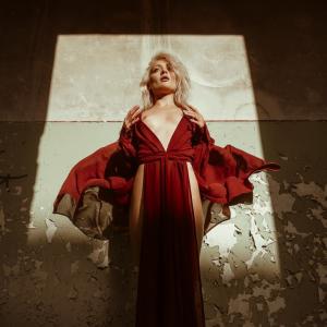 Red Velvet Blue Soul Carla M Adrian Chiliban 5 Vaekocm Boudoir Photography in Industrial / Abandoned Places