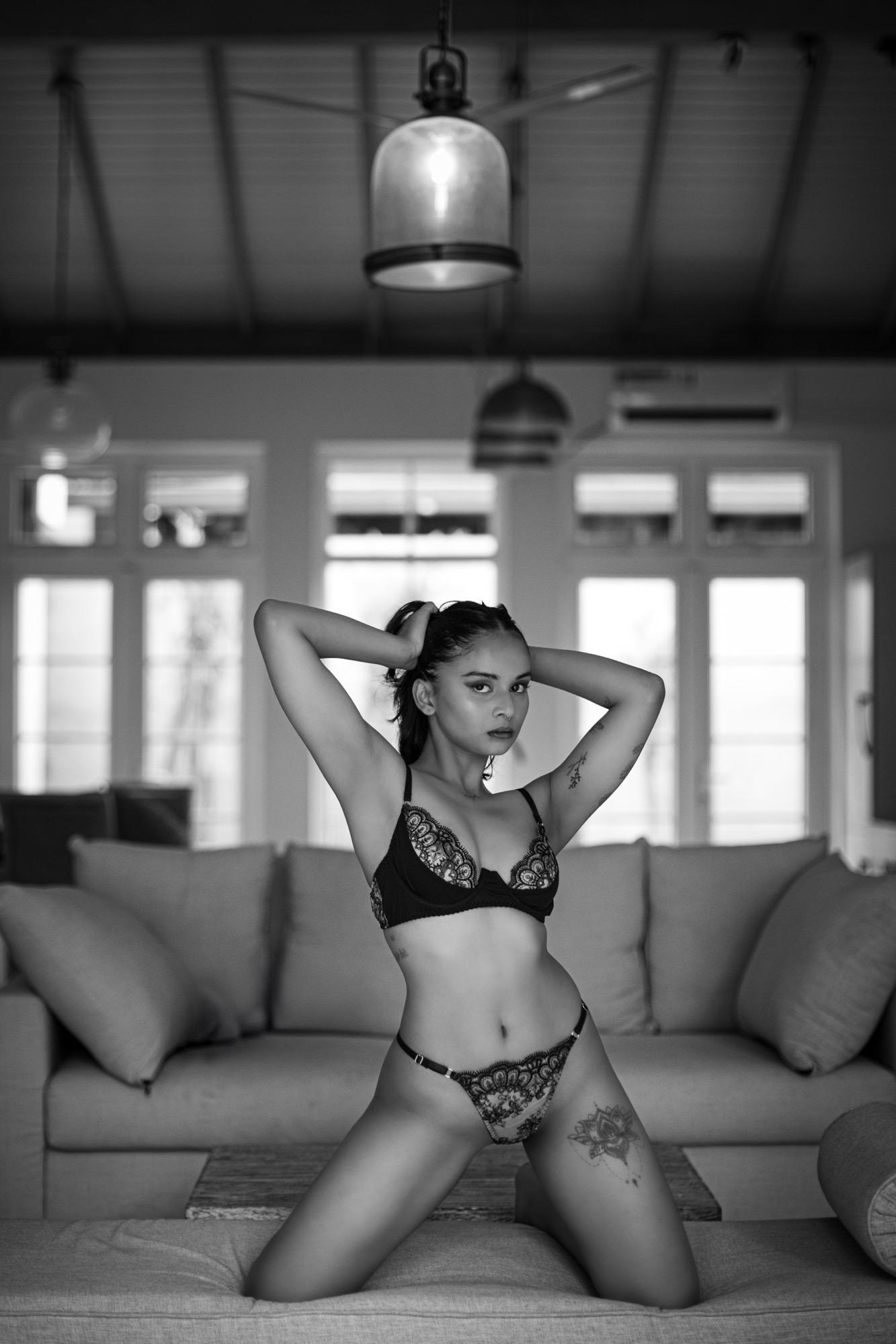 Sensuous Model Yoma Perera's First Boudoir Shoot - Sensuous Darkroom & Yoma Perera Image 2