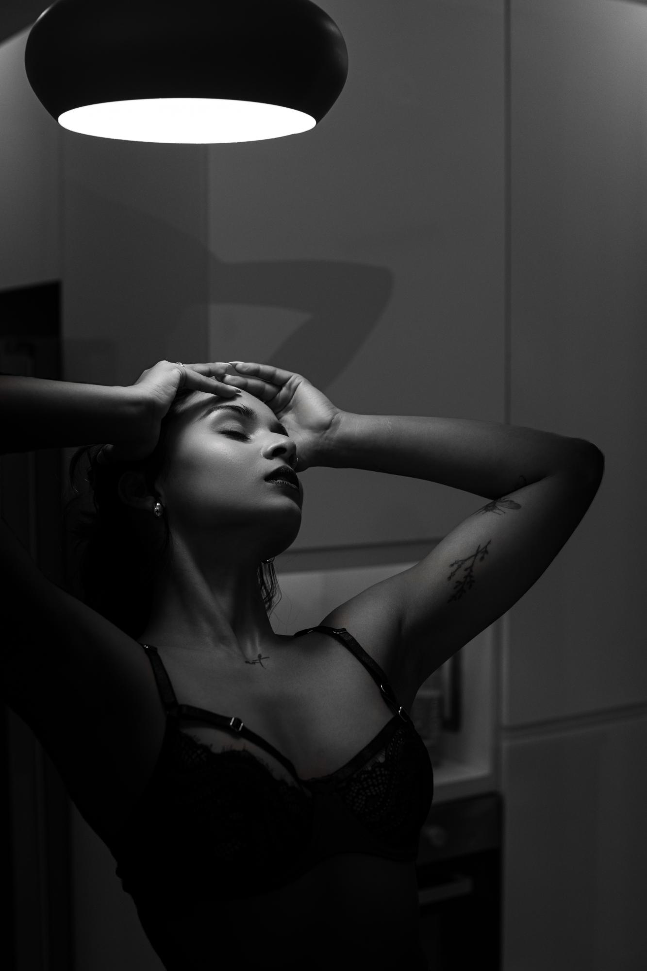 Sensuous Yoma In Red Lingerie - Sensuous Darkroom & Yoma Perera Image 14