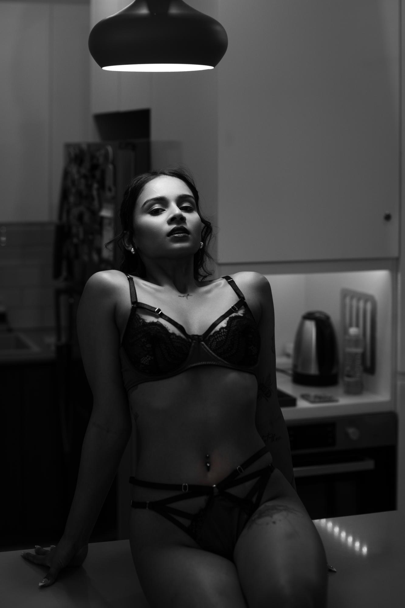 Sensuous Yoma In Red Lingerie - Sensuous Darkroom & Yoma Perera Image 16