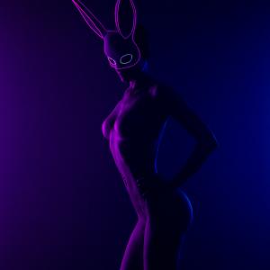 Shinjuku Bani Minininilook Randy Rocket 13 Oi9yanw Boudoir Photography in a Colorful Light Setting