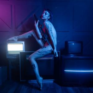 Silent Movie Julia Zhulaeva Stanislav Glazov 12 37w40uf Boudoir Photography in a Colorful Light Setting