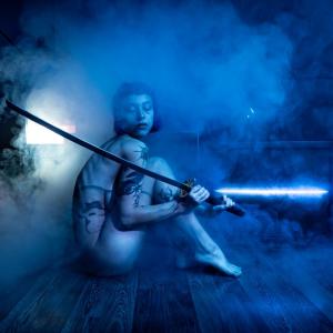 Silent Movie Julia Zhulaeva Stanislav Glazov 17 Pikb9ha Boudoir Photography in a Colorful Light Setting