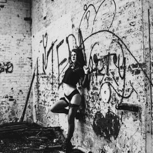 Wrecking Ball Kassie Jefferson 8 Zk431sm Boudoir Photography in Industrial / Abandoned Places