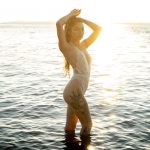Beach Sunrise With Miss B 10 Seaside & Beach Boudoir Photography