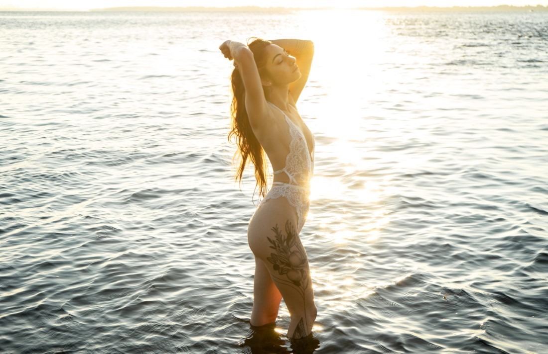 Beach Sunrise With Miss B.- Andrew Jordan Image 10