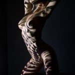 Behind The Blinds Midnight Starr Janelle J Jensen 6 Boudoir Photography with Interesting Light Textures