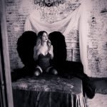 Dark Angel Lana A Longo 1 Boudoir Photography with Wings