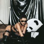 Do You Want To Be My Panda Alena Oksana KiRik 6 Boudoir Photography with Harness, Leather or Latex