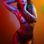 Gels With Olly Bakke Everett Christopher 1 Boudoir Photography in a Colorful Light Setting