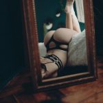 The First Siana Boudoir Session. Siana Durand Morgan 15 Boudoir Poses in Front of the Mirror