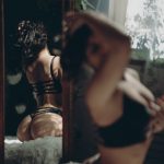 The First Siana Boudoir Session. Siana Durand Morgan 21 Boudoir Poses in Front of the Mirror
